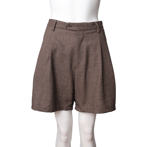 Wool Shorts Brown