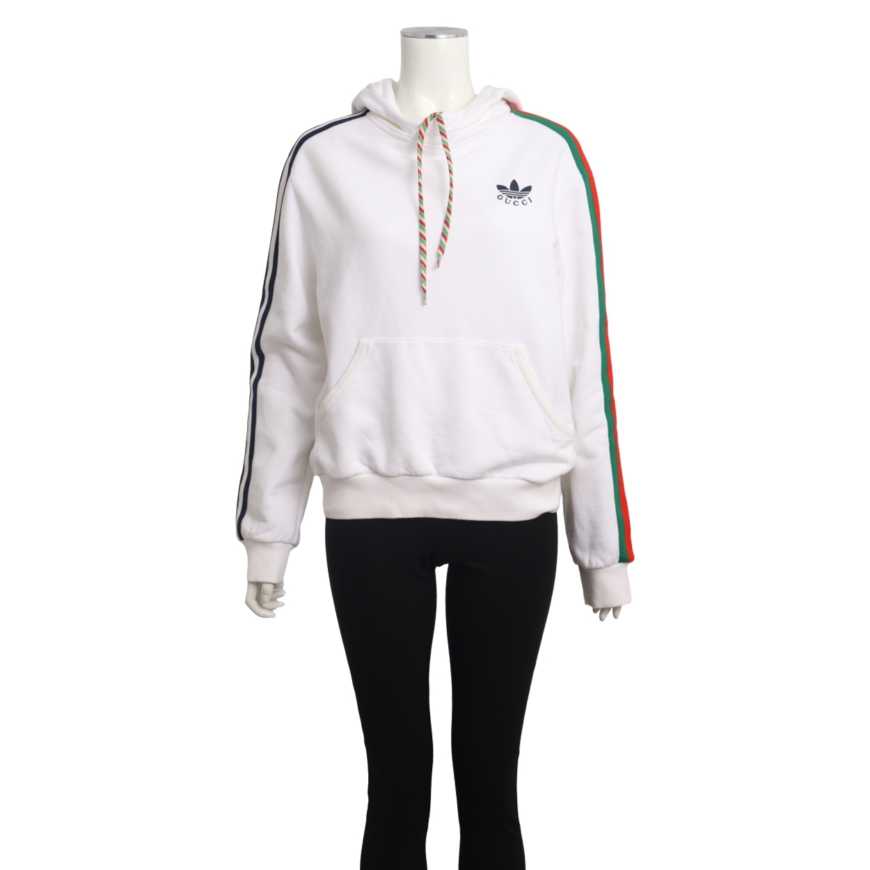 GUCCI x ADIDAS Cotton Hoodie White | Luxity