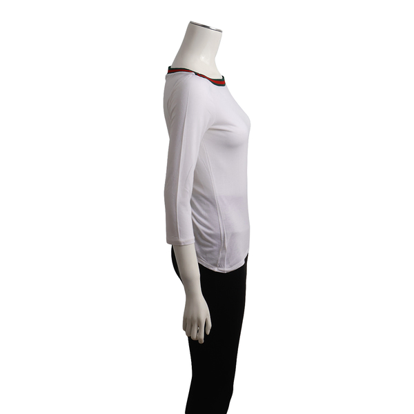 Cotton Web T-Shirt White