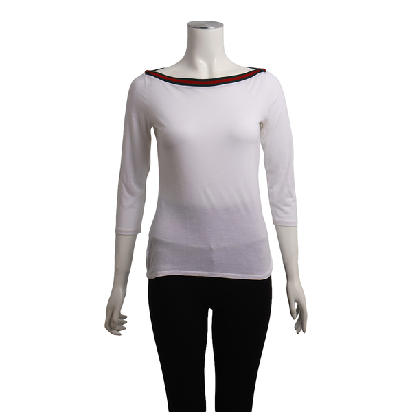 Cotton Web T-Shirt White
