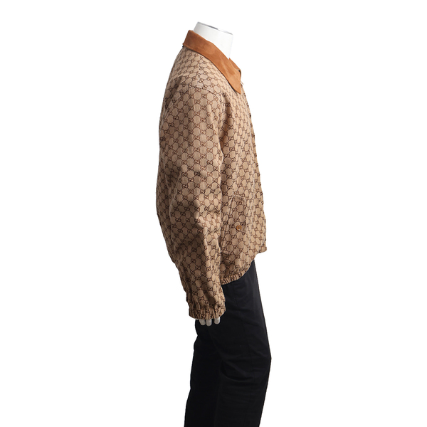 Cotton/Polyamide Reversible Jacket Beige/Khaki
