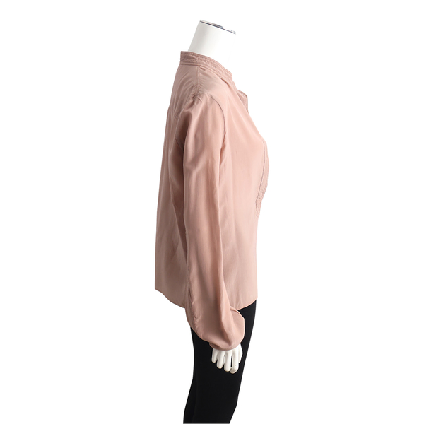 Silk Blouse Dusty Rose