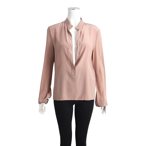 Silk Blouse Dusty Rose