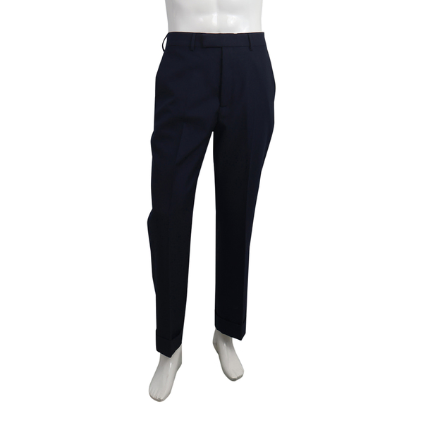 Polyester/Wool Pants Navy
