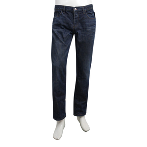 Vintage Cotton Denim Jeans Blue