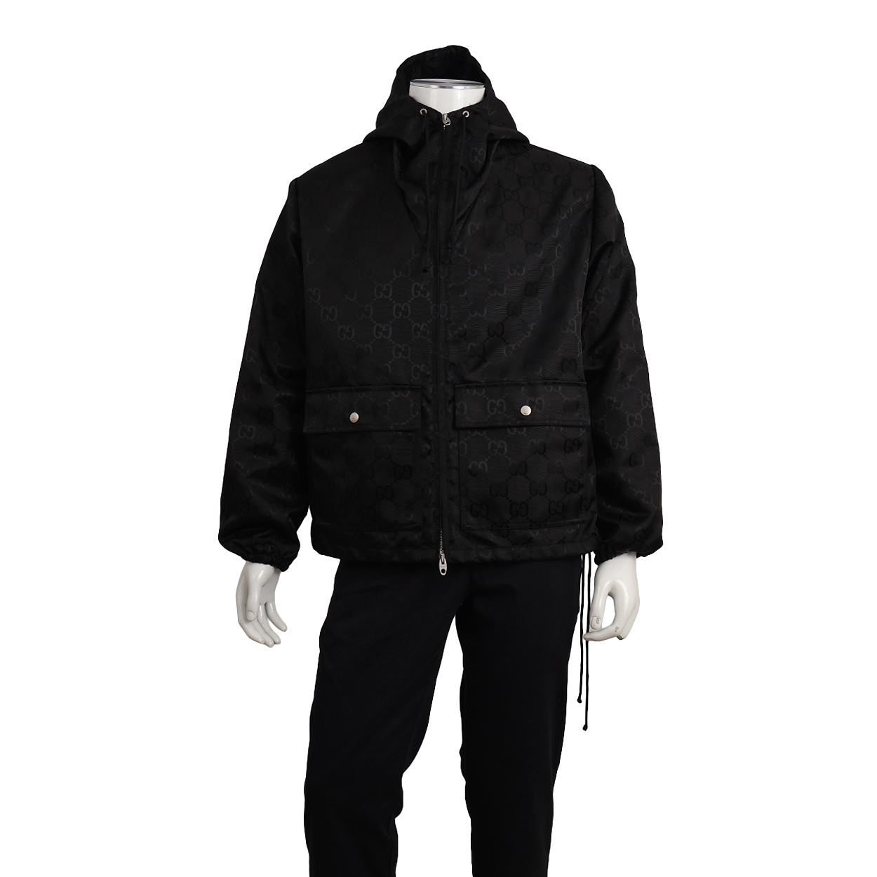 Polyamide GG Off The Grid Hooded Jacket Black