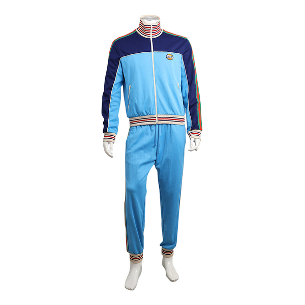 Technical Jersey Web Tracksuit Light Blue