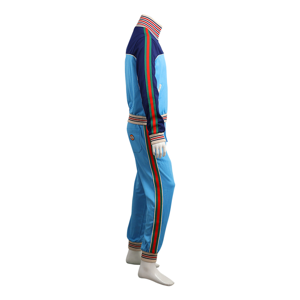 Technical Jersey Web Tracksuit Light Blue