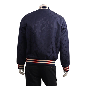 Nylon GG Reversible Bomber Jacket Blue, view 3