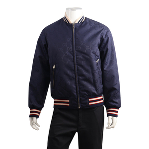 Nylon GG Reversible Bomber Jacket Blue