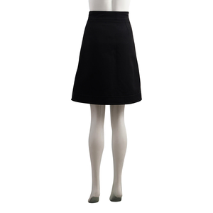 Wool/Silk Pearl Embellished Skirt Black, view 3