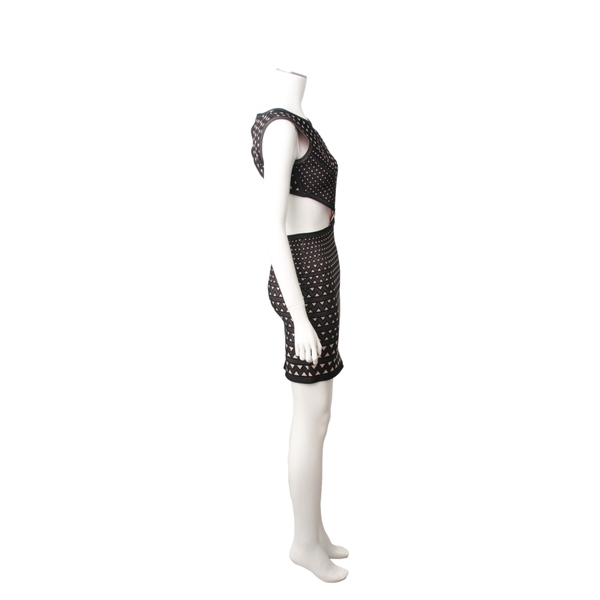 Rayon Blend Linnea Mini Dress Black