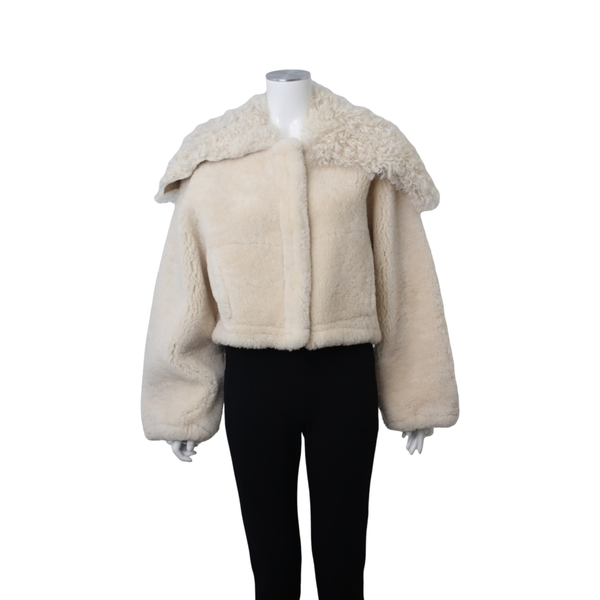 Lambfur La Veste Piloni Jacket Cream