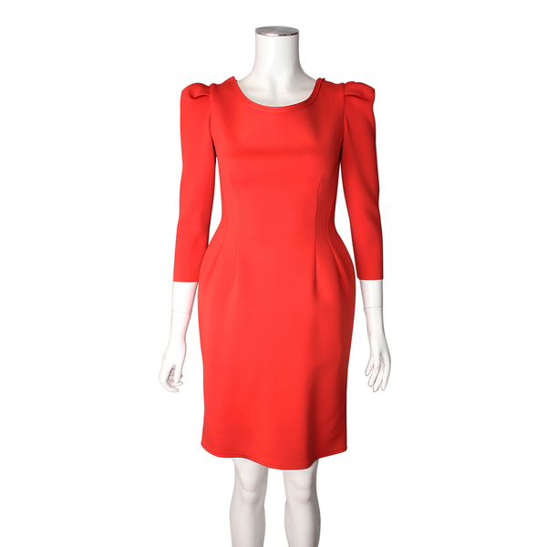 Polyamide/Elastane Cocktail Dress Coral