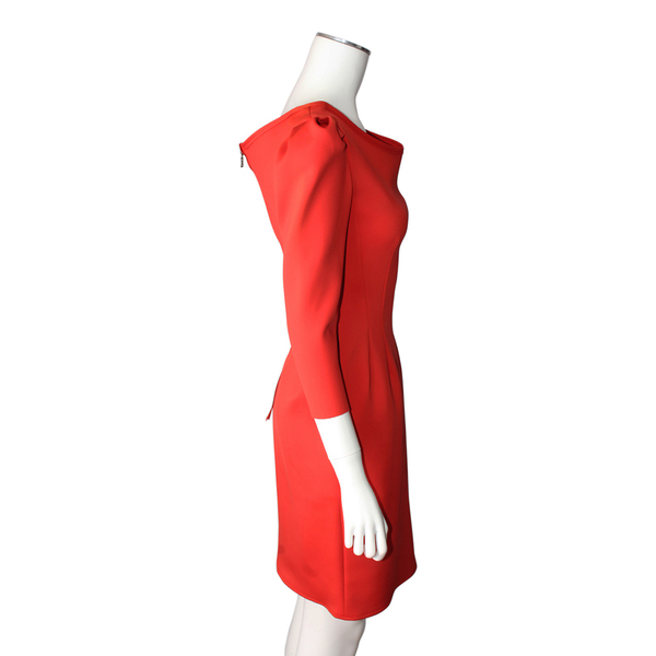Polyamide/Elastane Cocktail Dress Coral