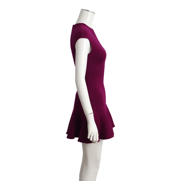 Wool Blend Dress Purple