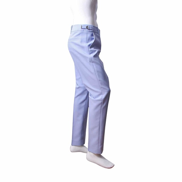 Polyester Pants Light Blue