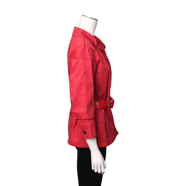 Vintage Cotton Coat Fuchsia