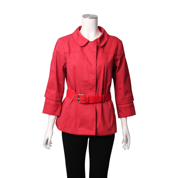 Vintage Cotton Coat Fuchsia