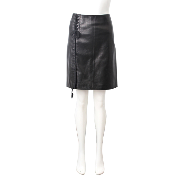 Leather Skirt Black
