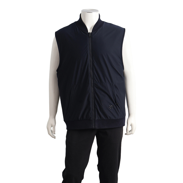 Polyester Camouflage Gilet Orange/Navy