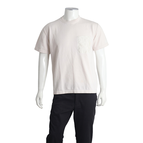 Cotton Technical Siganture T-Shirt Almond Milk