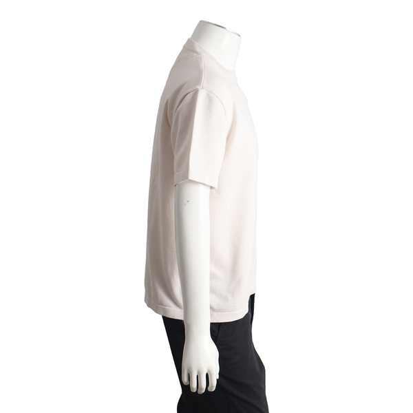 Cotton Technical Siganture T-Shirt Almond Milk