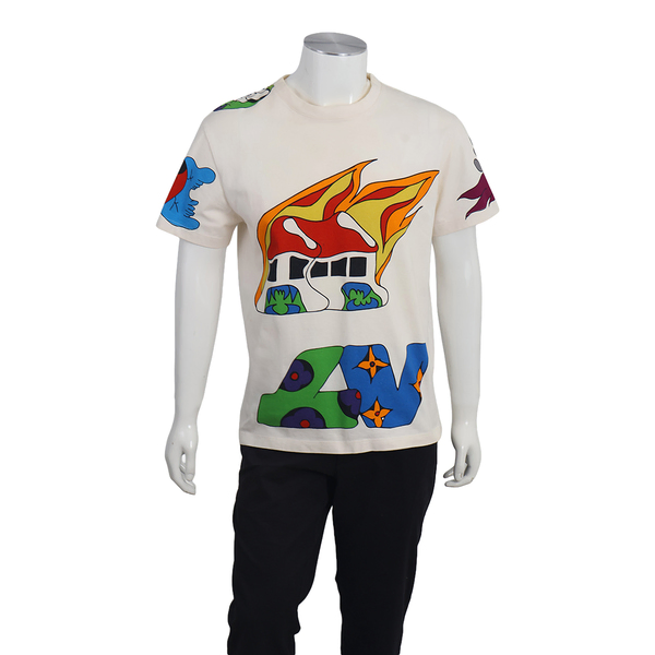 Cotton x Virgil Abloh Burning House T-Shirt Multicolor
