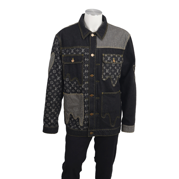 X NIGO Denim Crazy Workwear Jacket Black