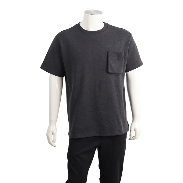 Cotton 3D Pocket T-Shirt Grey