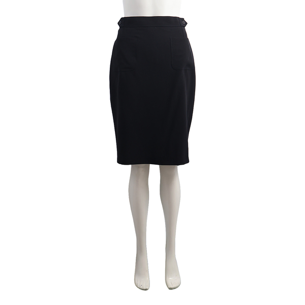 Vintage Wool Skirt Black