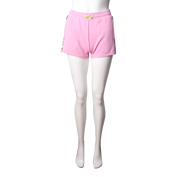 Cotton Kids Side Stripe Shorts Pink