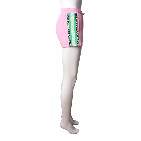Cotton Kids Side Stripe Shorts Pink