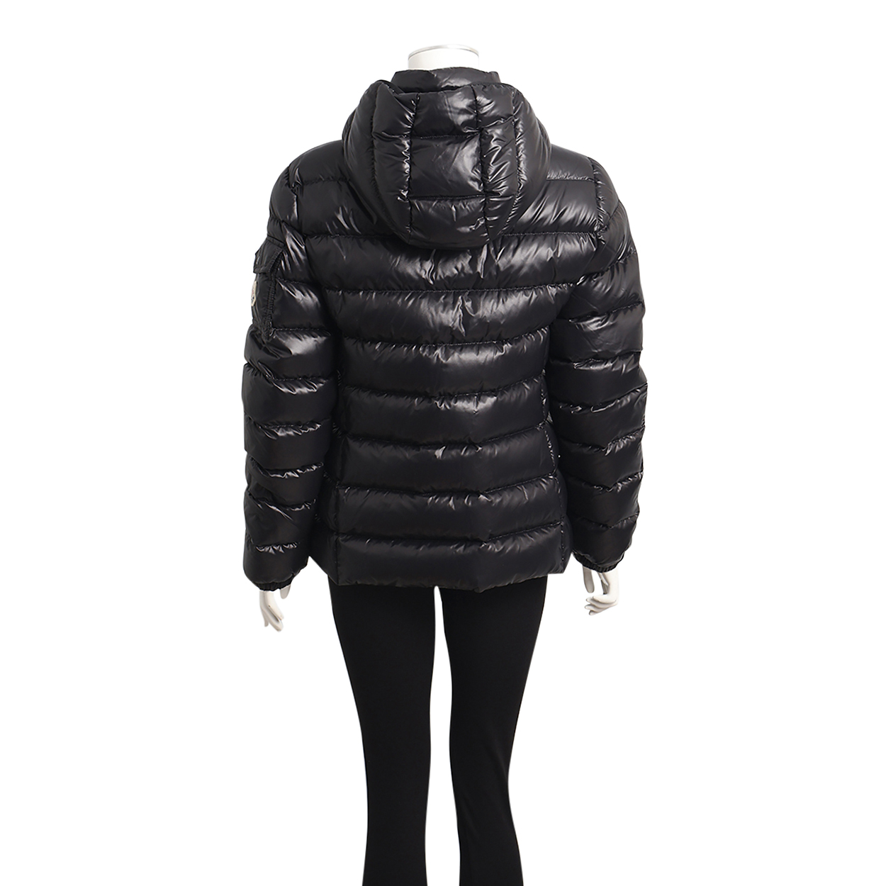 MONCLER Nylon Hooded Down Jacket Black | Luxity
