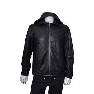 PRADA 2012s reversible leather jacket 54 PRADA Leather/Nylon