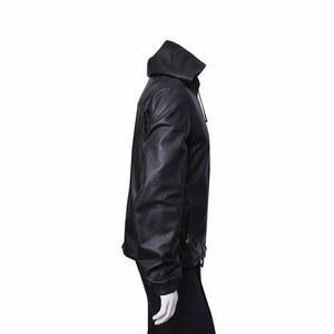 PRADA Leather/Nylon Reversible Jacket Black | Luxity