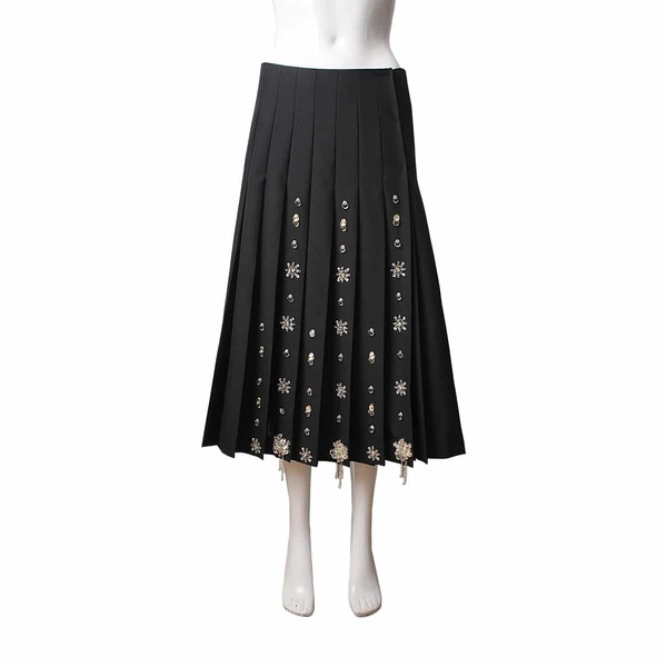 【プラダ・PRADA】Boucle mohair miniskirt White Bouclé mohair miniskirt | PRADA