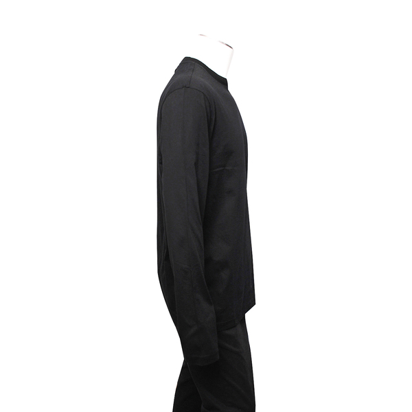 Cotton Long Sleeve T-Shirt Black