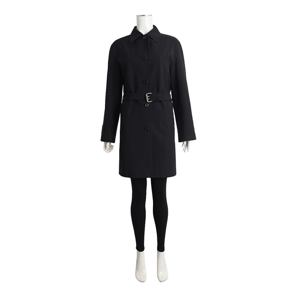 Vintage Polyester Coat Black