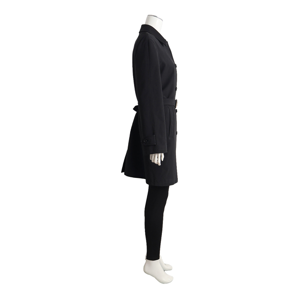 Vintage Polyester Coat Black