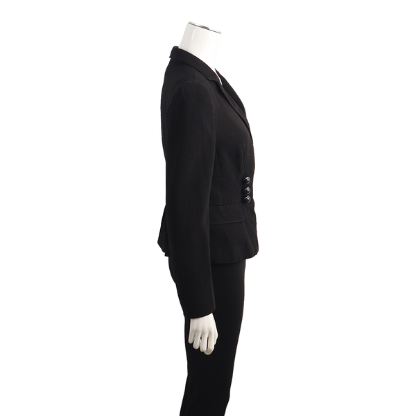 Vintage Acetate/Polyester Blazer Black