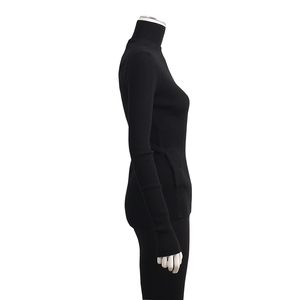 Wool Turtleneck Black, view 2