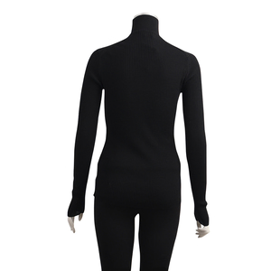 Wool Turtleneck Black, view 3