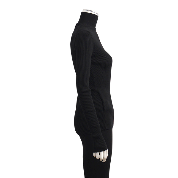 Wool Turtleneck Black