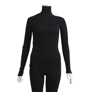 Wool Turtleneck Black