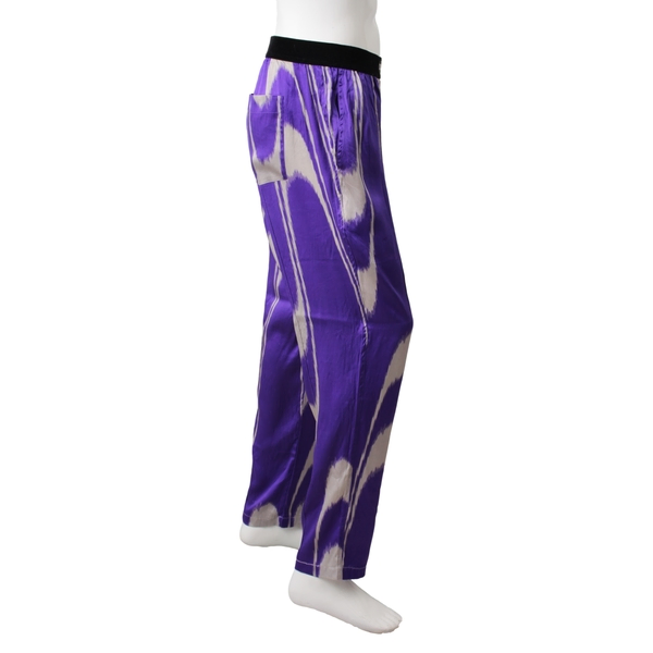 Silk Pyjama Pants Purple
