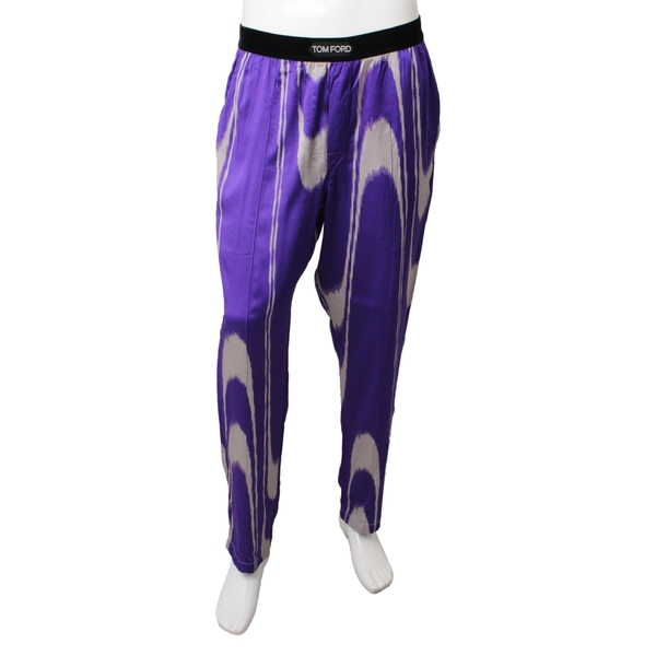 Silk Pyjama Pants Purple