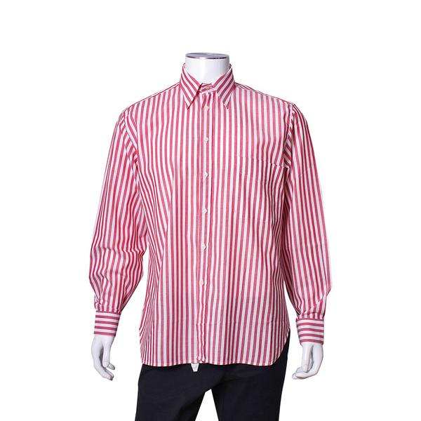 Cotton Striped Shirt Red/White