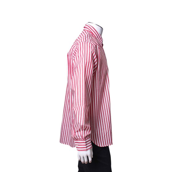 Cotton Striped Shirt Red/White