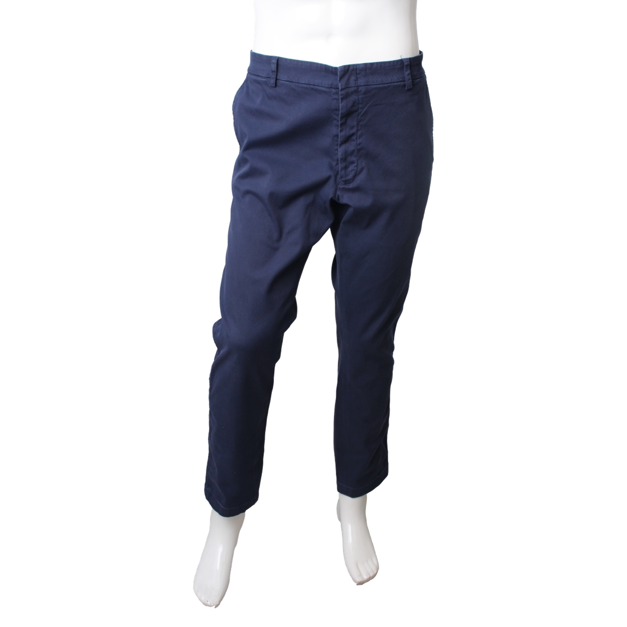 Cotton Chino Trousers Navy